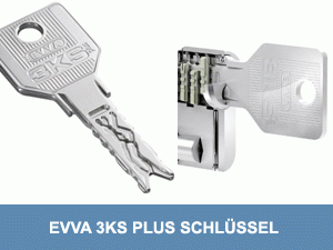 EVVA Schließanlage 3KS Plus Schlüssel